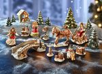 Winterliche Szene: Tolle Himmelsboten im Winterwald 