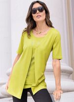 Longshirt mit Strasszier 