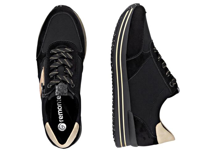 Remonte, trendige Damen-Sneaker, Weite G, mit herausnehmbarem Fu&szlig;bett 