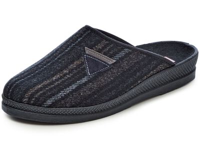 Klassische Herren-Hausschuhe, aus Textil 