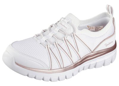 SKECHERS,  trendige Damen-Slipper, aus gestricktem Mesh-Material 