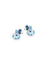 Ohrstecker mit Blautopas (beh.) 