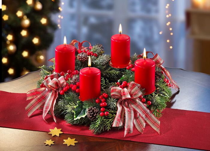 Wiederverwendbarer Adventskranz 