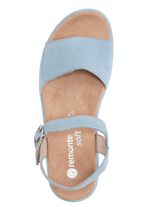 Sandale aus Samtveloursleder 