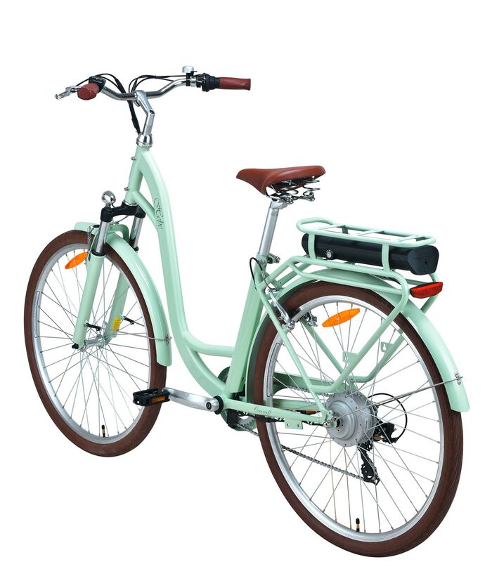 City-E-Bike mit Tiefeinstieg 