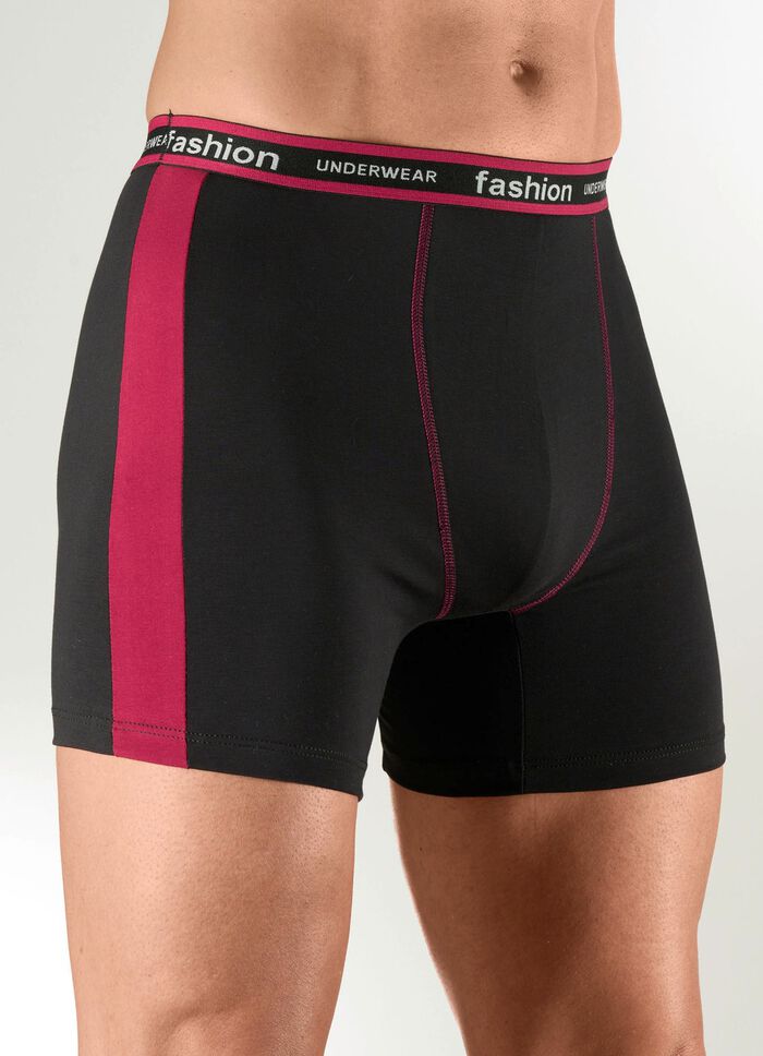 Dreierpack Pants mit seitlichen Eins&auml;tzen 