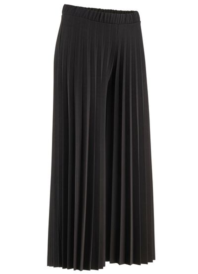 Culotte mit Plissee-Falten 