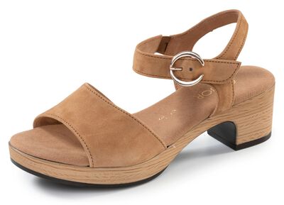 Gabor, schicke Damen-Sandaletten, Weite G, mit Gummizug 