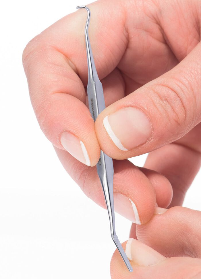 Eckenfeile von Canal aus rostfreiem Edelstahl 