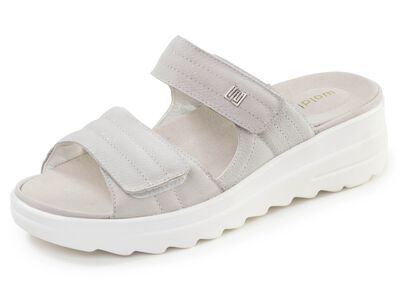 Waldl&auml;ufer, bequeme Damen-Pantoletten, Weite H, mit herausnehmbarem Fu&szlig;bett 