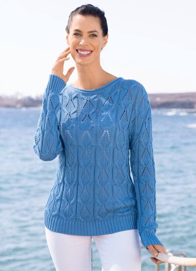 Pullover in Mustermix 