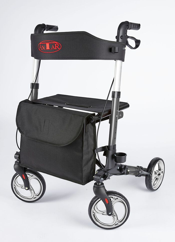 Alu-Rollator mit Premium-Ausstattung 