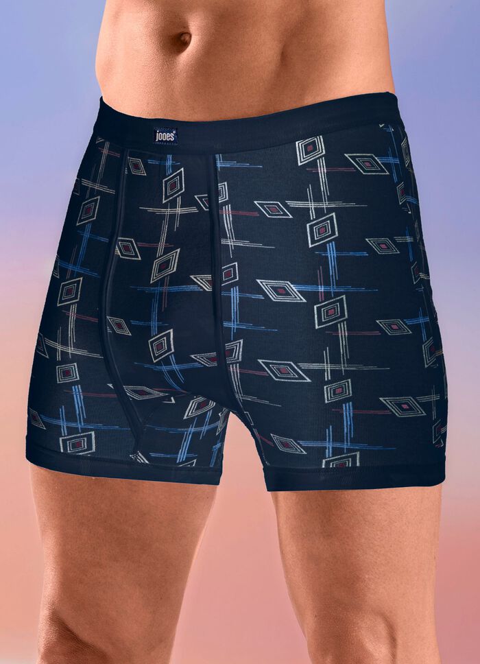 Viererpack Unterhosen mit Alloverdessin 