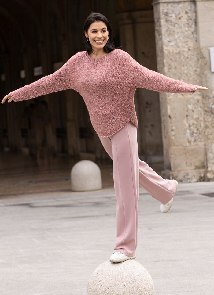 Pullover aus Melangegarn 