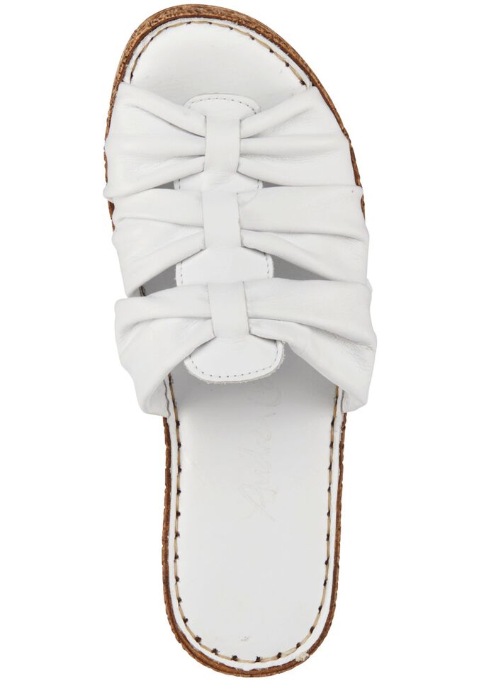 Andrea Conti Schlauchriemchen-Pantolette aus Nappaleder 