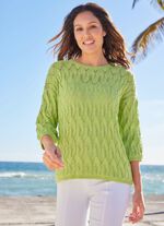Pullover mit tollem Ajourmuster 