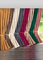 Verdunkelungsschal in edler Samtoptik 