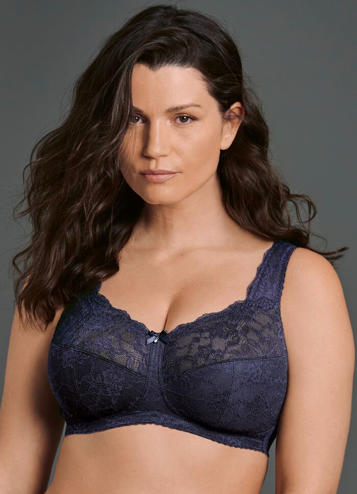 Rosa Faia BH aus h&uuml;bscher Elastikspitze 