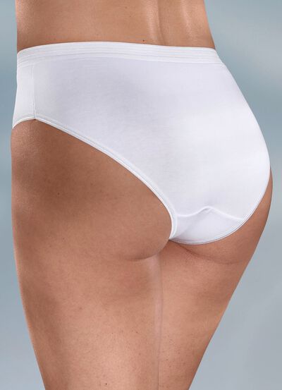 F&uuml;nferpack Slips mit gl&auml;nzenden Abschl&uuml;ssen, auch als Spar-Zehnerpack erh&auml;ltlich 