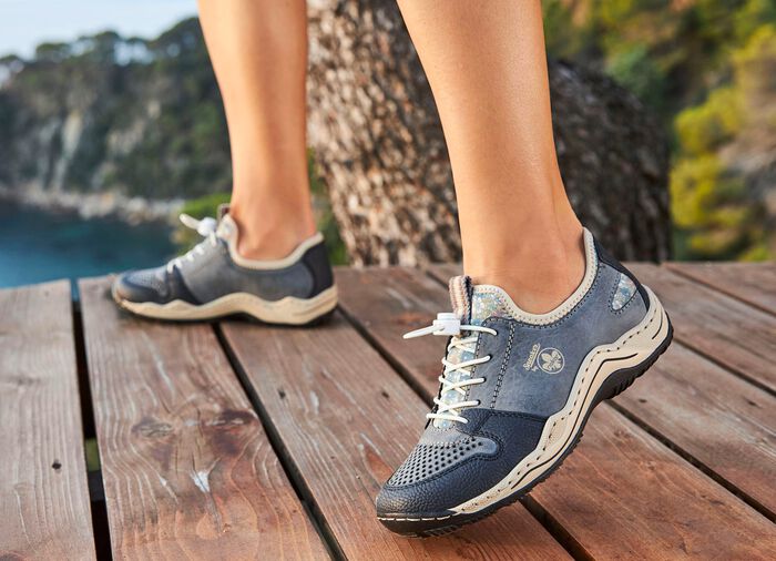 Rieker, sportliche Damen-Sneaker, mit herausnehmbarem Fu&szlig;bett 