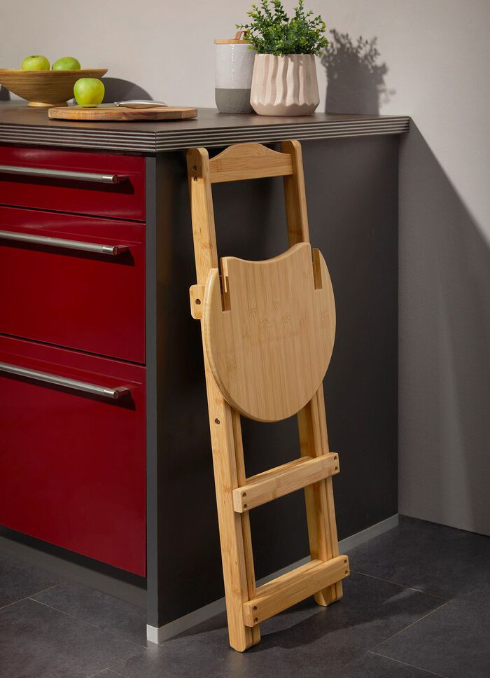 Klapp-Hocker aus Bambus 