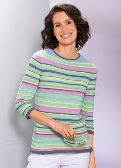 Pullover mit recycelter Baumwolle 