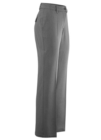 Hose mit r&uuml;ckw&auml;rtigen Dehnbundeins&auml;tzen 