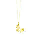 Pferde-Anh&auml;nger aus Gold 