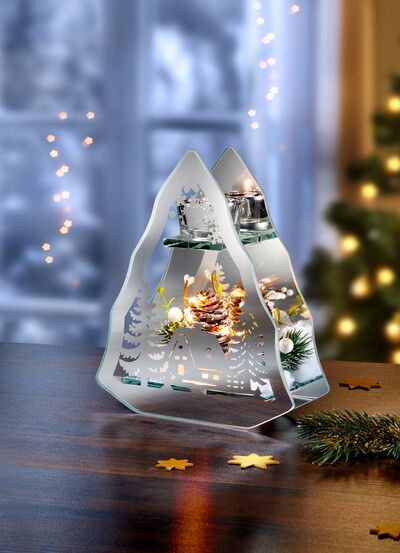 Beleuchteter Teelichthalter 