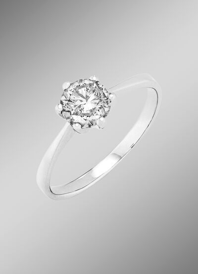 Fabelhafter Solit&auml;r-Damenring mit Brillant 