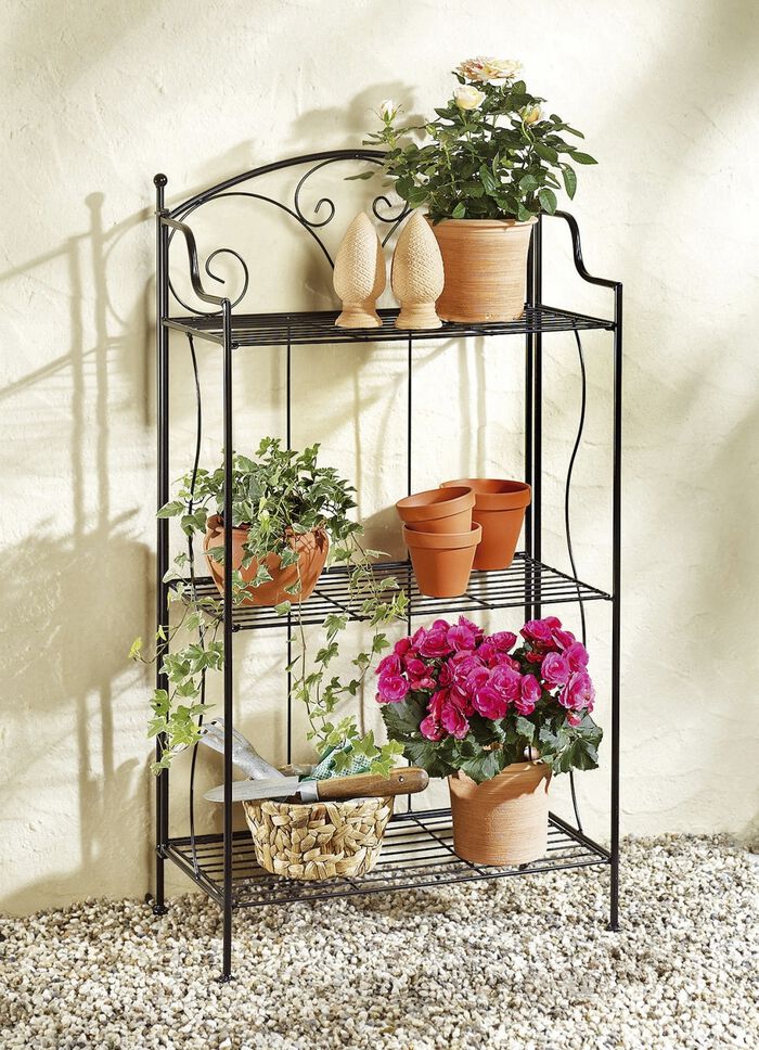 Standregal aus lackiertem Stahl 