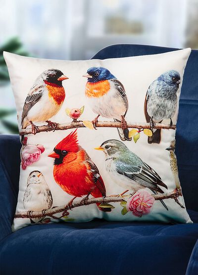 Kissenbezug in weicher Samtoptik 