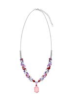 Zauberhafte Halskette mit echten Edelsteinen 