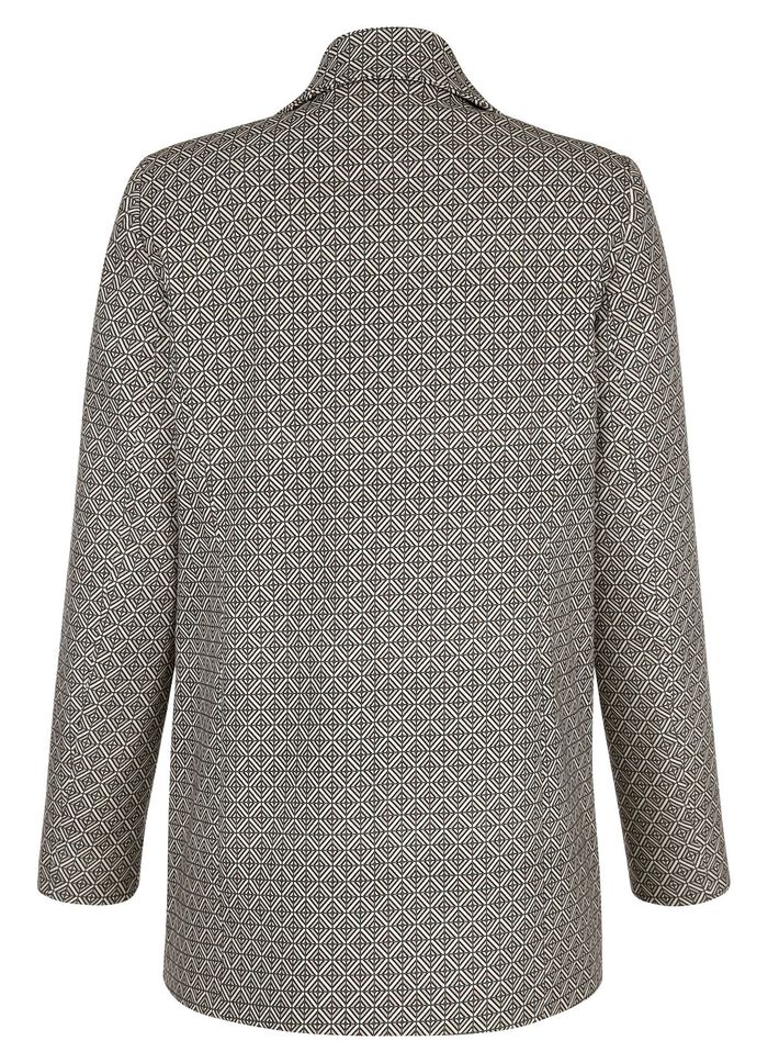 Blazer mit grafischem Dessin 