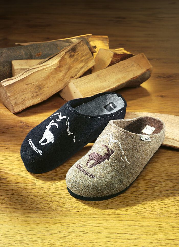 Herren-Hausschuh aus Wollfilz 