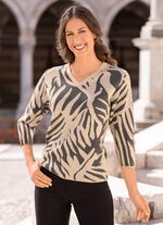 Pullover in Jacquard-Dessin 