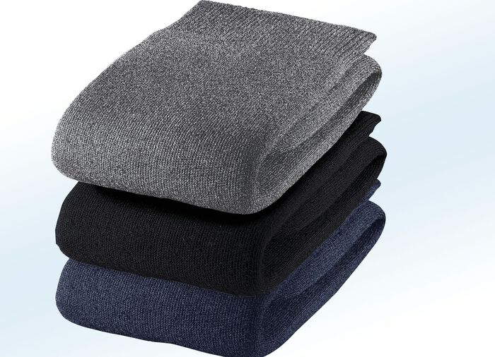 Dreierpack Kniestr&uuml;mpfe, uni bunt 