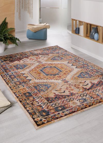 Br&uuml;cken und Teppiche in angenehmen, weichen Farben 