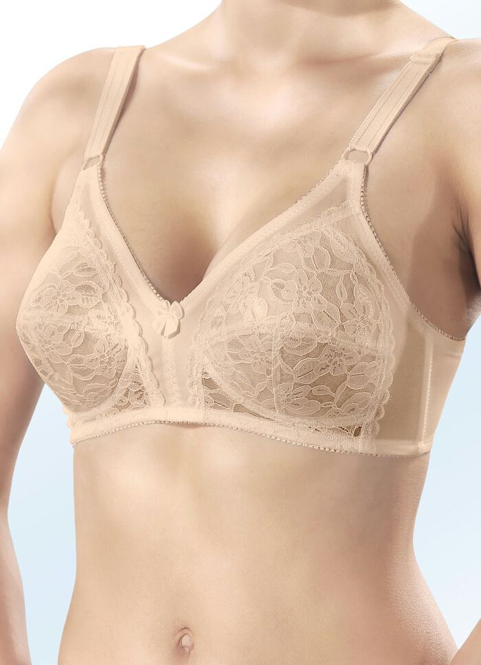 Sassa Zweierpack-BH mit floraler Spitze im Vorderteil 