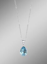 Anh&auml;nger mit Swarovski&reg;-Kristall und Ankerkette 