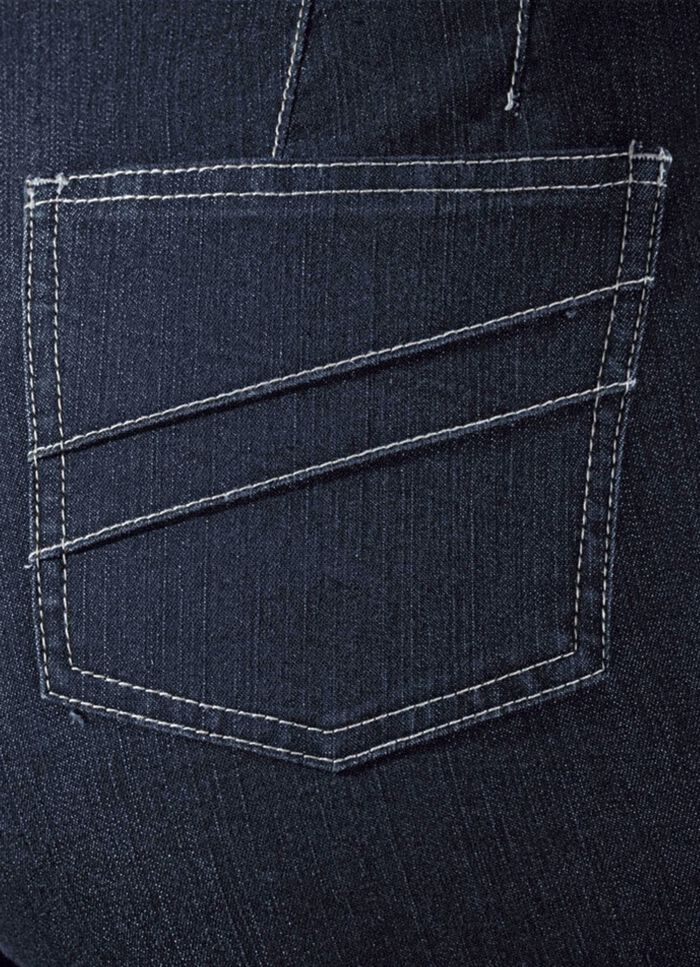 Jeans mit figurg&uuml;nstiger Teilungsnaht 