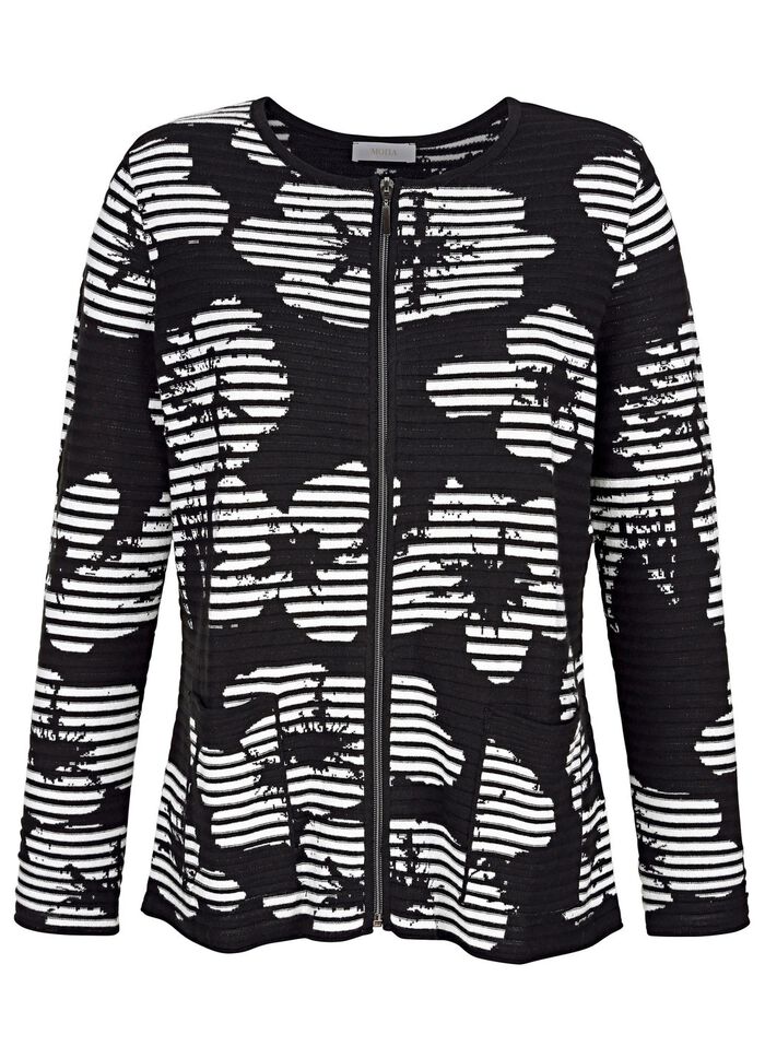 Strickjacke in Feinstrick 