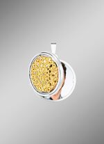 Filigranes Medaillon zum &Ouml;ffnen in Bicolor 