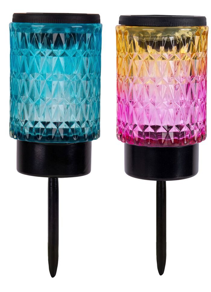 Solar-Dekoleuchten "Mila", 2er-Set 