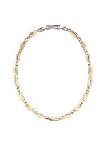 Halskette in Bicolor aus Titan 