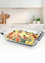 Auflaufform aus Glas 