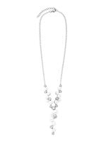 Y-Halskette mit S&uuml;&szlig;wasser-Zuchtperlen und synth. Zirkonia 