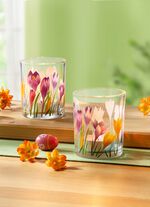 Windlicht, 2er Set, aus Glas 