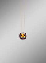 Bezaubernder Anh&auml;nger mit Brillanten, Citrin und Granat 