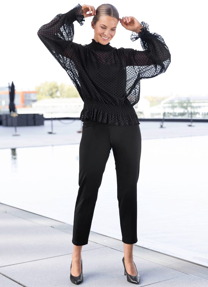 Shirt mit Stehkragen 